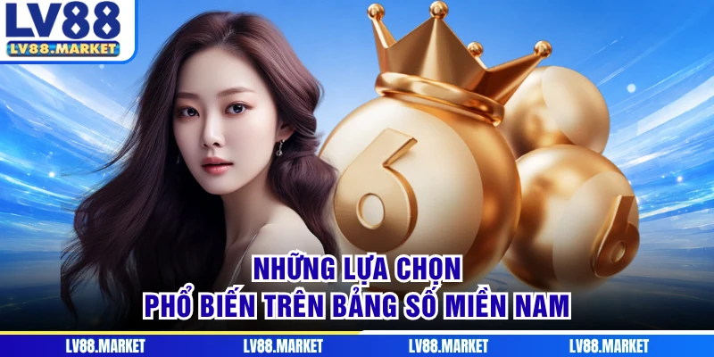 Những lựa chọn phổ biến trên bảng số miền Nam